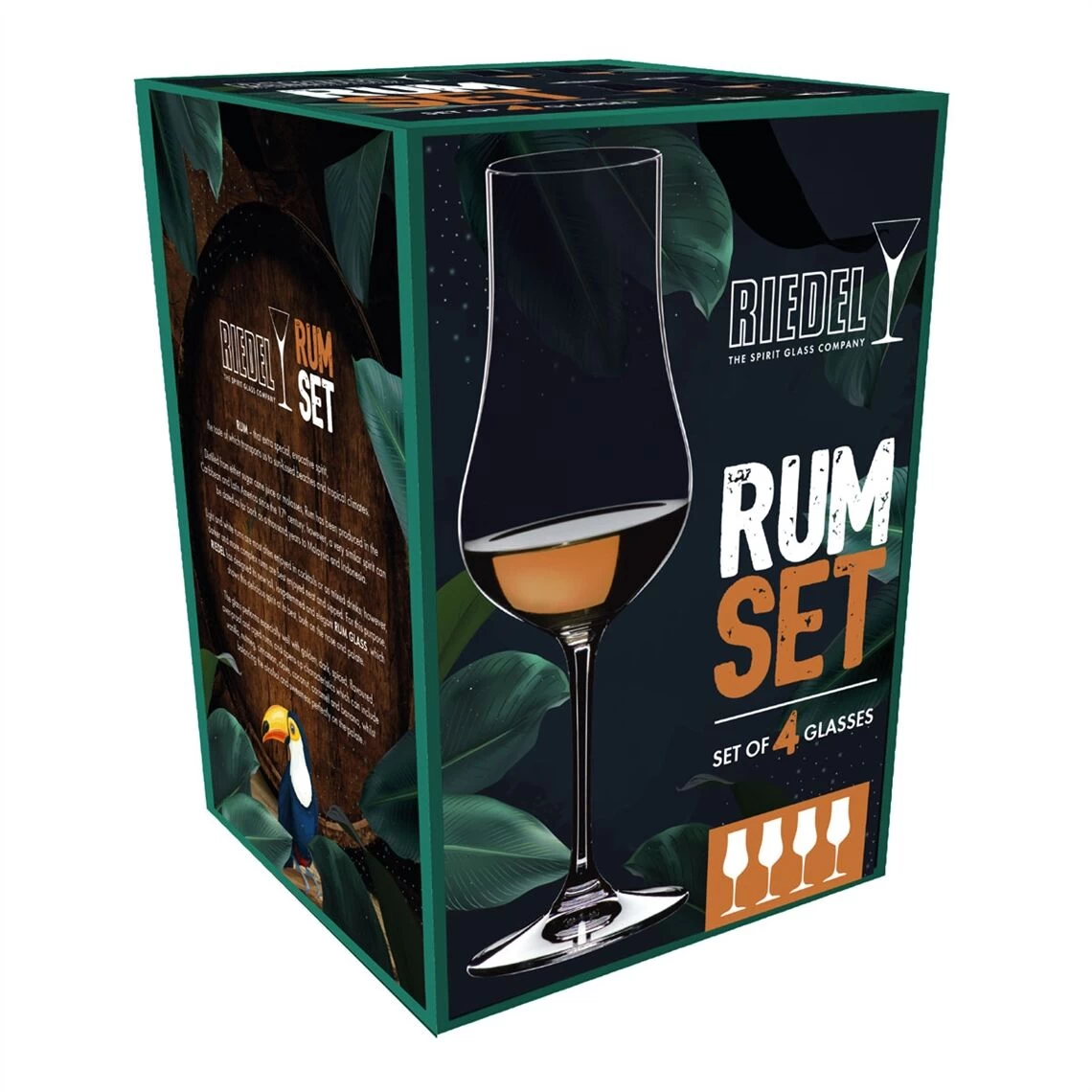 Riedel Rum Set Borrelglas 200 Ml Kristalglas 4 Stuks 2 Riedel Rum Set Borrelglas 200 Ml Kristalglas 4 Stuks - Afbeelding 2