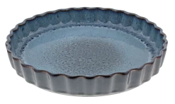 Oldenhof 1821 Quichevorm ø 27 Cm Aardewerk Indigo Spickel Blauw