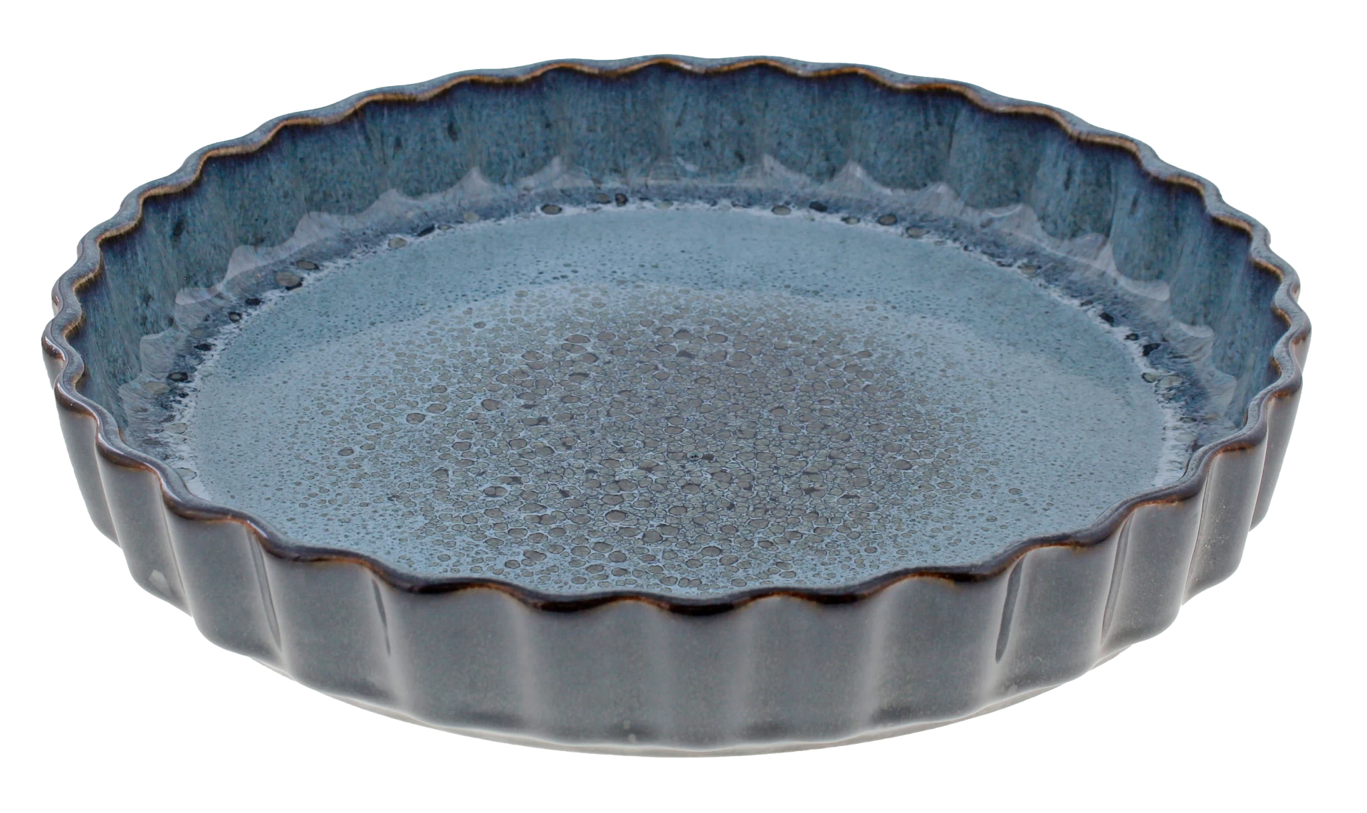 Oldenhof 1821 Quichevorm ø 27 Cm Aardewerk Indigo Spickel Blauw 1 Oldenhof 1821 Quichevorm ø 27 Cm Aardewerk Indigo Spickel Blauw