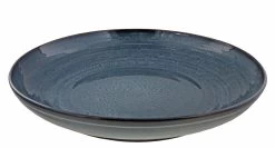 Oldenhof 1821 Serveerbord ø 45 Cm Aardewerk Indigo Spickel Blauw