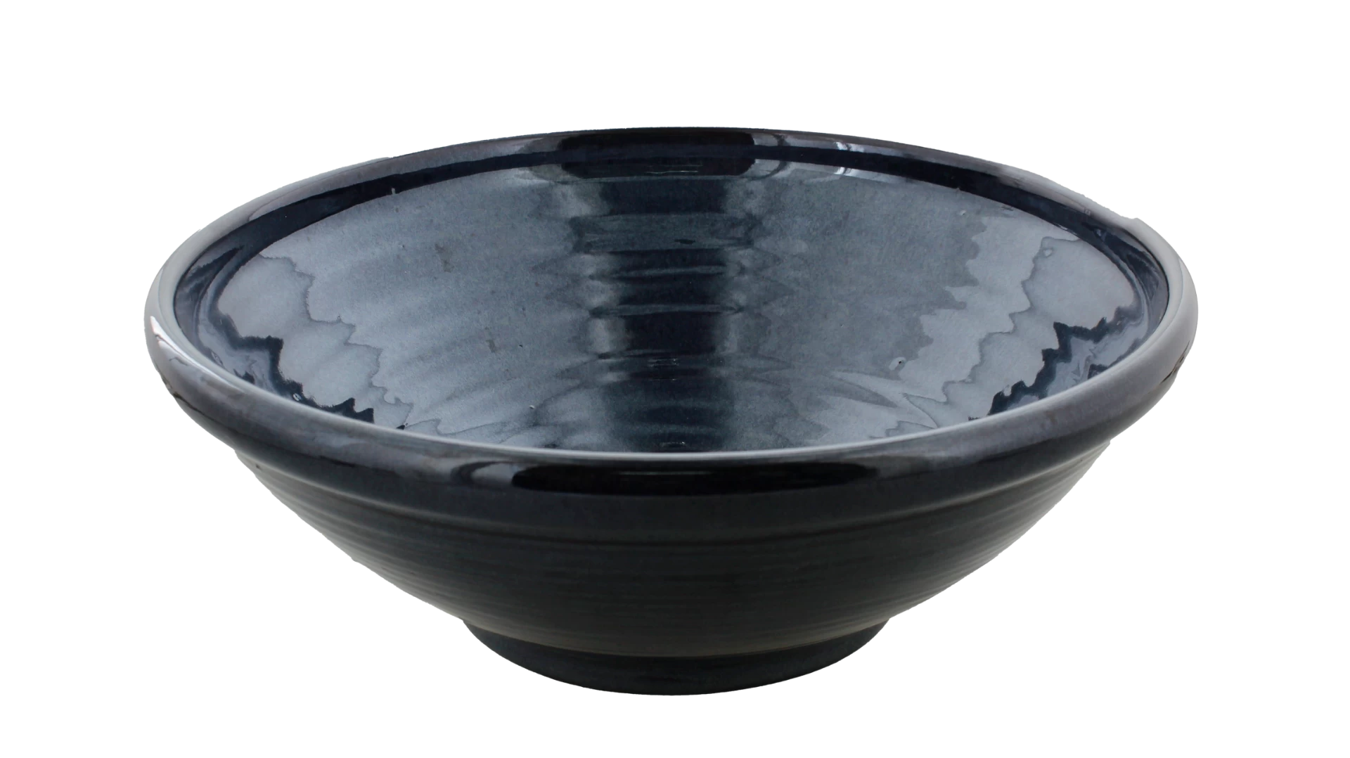 Oldenhof 1821 Saladeschaal ø 33 X 13 Cm Aardewerk Indigo Blauw 1 Oldenhof 1821 Saladeschaal ø 33 X 13 Cm Aardewerk Indigo Blauw