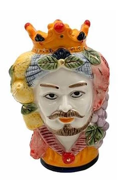 Oldenhof Siciliaans Hoofd Man S ø 10 Cm X 14 Cm Aardewerk Multicolor 1 Oldenhof Siciliaans Hoofd Man S ø 10 Cm X 14 Cm Aardewerk Multicolor