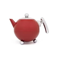 Bredemeijer Duet Bella Ronde Theepot 1,2 Liter Carmine Red
