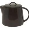 Broste Copenhagen Nordic Coal Theepot 1 Liter Aardewerk Donkerbruin