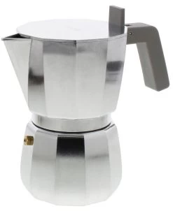 Alessi Moka David Chipperfield Mokapot 6 Kops Aluminium