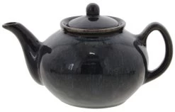 Oldenhof 1821 Theepot 1 Liter Aardewerk Spikkelblauw