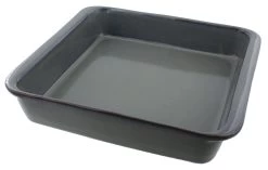 Oldenhof 1821 Vierkante Ovenschaal 30 X 30 X 6 Cm Aardewerk Olijfgrijs