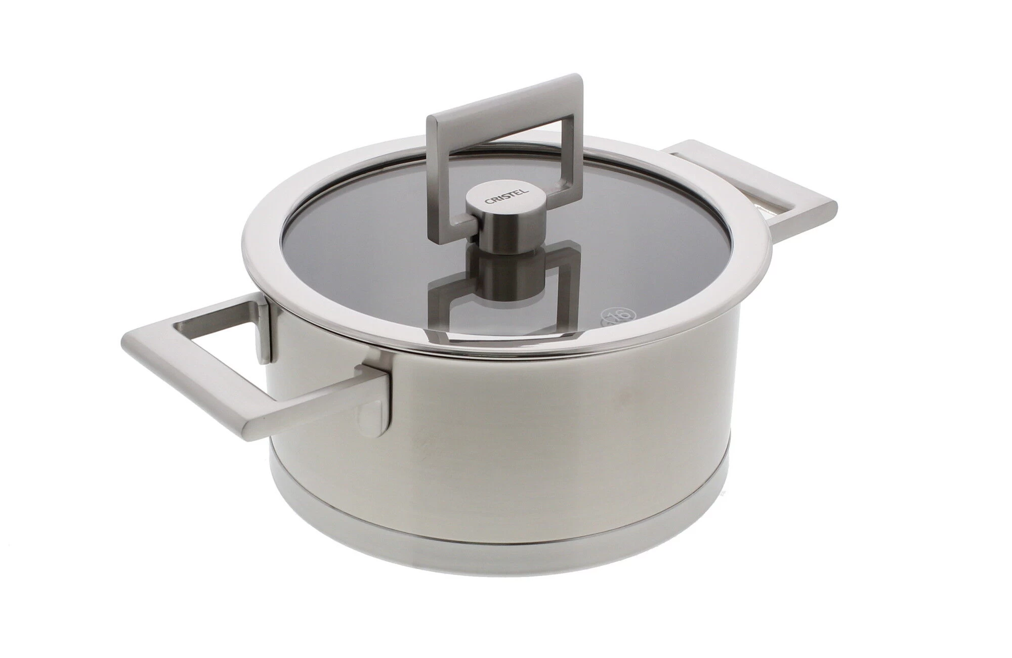 Cristel Strate Kookpan Met Glazen Deksel ø 16 Cm Rvs 1 Cristel Strate Kookpan Met Glazen Deksel ø 16 Cm Rvs