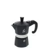Forever Prestige Noblesse Mokapot 1-kops Aluminium Zwart