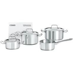 Oldenhof Como Pannenset Rvs Deksel 4-delig