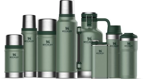Stanley Classic Thermosfles 1 Liter Mat Zwart 1 Stanley Classic Thermosfles 1 Liter Mat Zwart