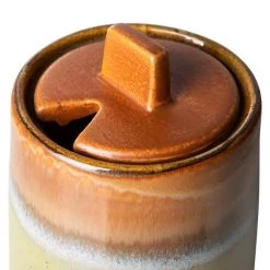 HK Living 70's ACE7083 Suikerpot En Melkkan Aardewerk Peat-Berry 2-delig -Keuken Koopjes ace7083 lr d 01 1