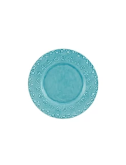 Bordallo Flora Azul Dessertbord ø 23 Cm Aardewerk Blauw