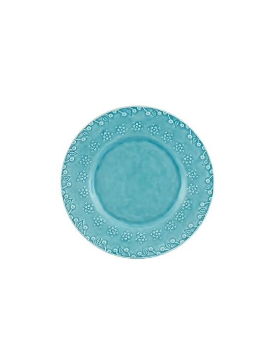 Bordallo Flora Azul Dessertbord ø 23 Cm Aardewerk Blauw 1 Bordallo Flora Azul Dessertbord ø 23 Cm Aardewerk Blauw