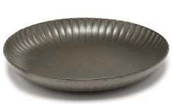 Serax INKU By Sergio Herman Serveerschaal M ø 32 Cm H 5 Cm Aardewerk Groen