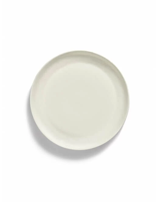 Serax Feast By Ottolenghi Serveerschaal M ø 34 Cm H 4 Cm Aardewerk White + Swirl Stripes Blue 3 Serax Feast By Ottolenghi Serveerschaal M ø 34 Cm H 4 Cm Aardewerk White + Swirl Stripes Blue - Afbeelding 3