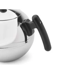 Bredemeijer Duet Bella Ronde Theepot 1,2 L Rvs/zwart -Keuken Koopjes bredemeijer bredemeijer duet bella ronde theepot 1 2 1