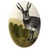 Duro Hunting Hare Ovaal Bord 39 X 28 Cm Aardewerk