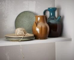 HK Living ACE6894 Gradient Dinerbord ø 29 Cm Aardewerk Groen 2 Stuks -Keuken Koopjes hk living sfeer 1 1