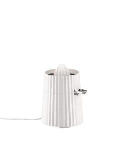 Alessi Plissé Elektrische Citruspers Kunststof Wit