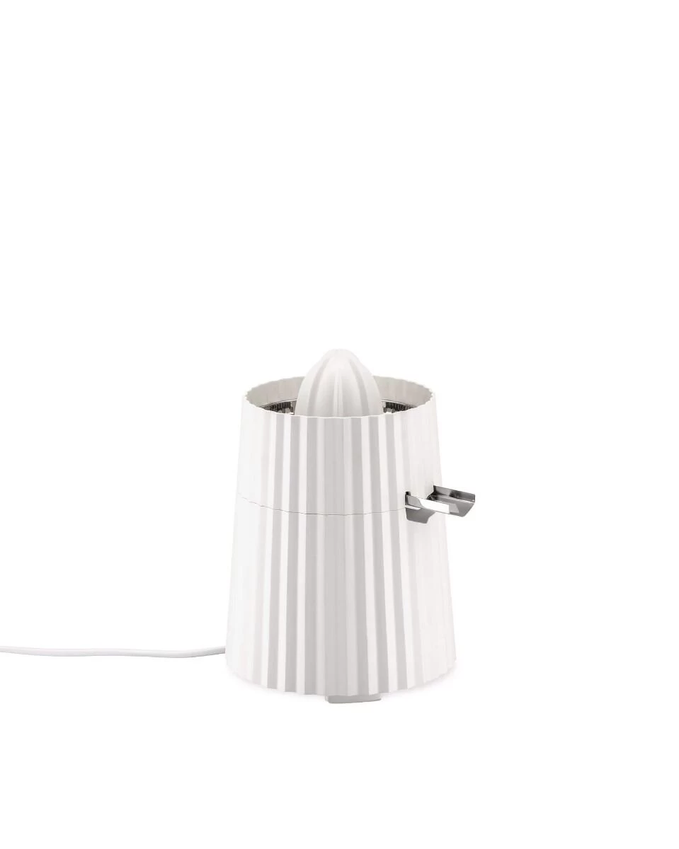 Alessi Plissé Elektrische Citruspers Kunststof Wit