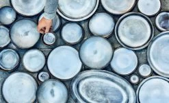 Serax Pure Schaal L ø 24 Cm Keramiek Blue Glazed -Keuken Koopjes pure 2020 1 990x600 10