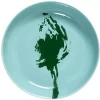 Serax Feast By Ottolenghi Hoog Bord ø 22 Cm H 4 Cm Aardewerk Azure + Artichoke Green