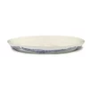 Serax Feast By Ottolenghi Serveerschaal M ø 34 Cm H 4 Cm Aardewerk White + Swirl Stripes Blue