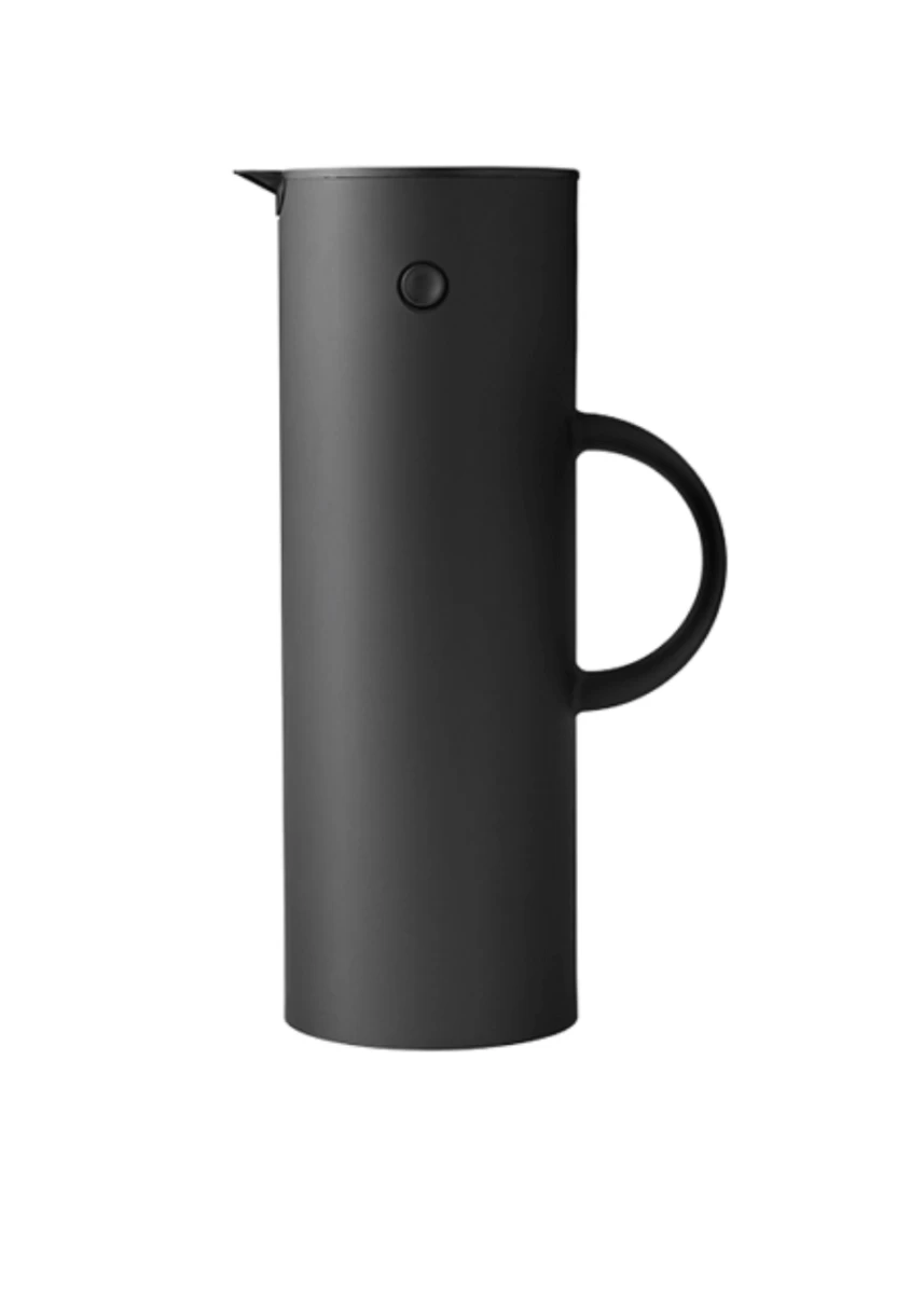 Stelton EM77 Classic Thermoskan 1 Liter Kunststof Soft Black 1 Stelton EM77 Classic Thermoskan 1 Liter Kunststof Soft Black