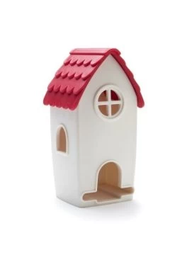 Ototo Tea House Theezakjesdispenser 19 Cm Kunststof Wit/rood